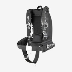 Mares XR REC Silver Backmount