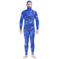 Rob Allen Custom Suit – 5mm Blue Cammo Nylon